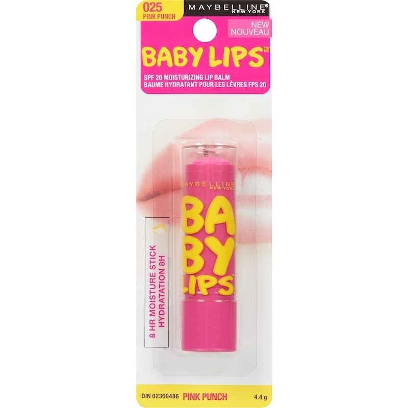 Baby Lips SPF 20 Moisturizing Lip Balm 025 Pink Punch