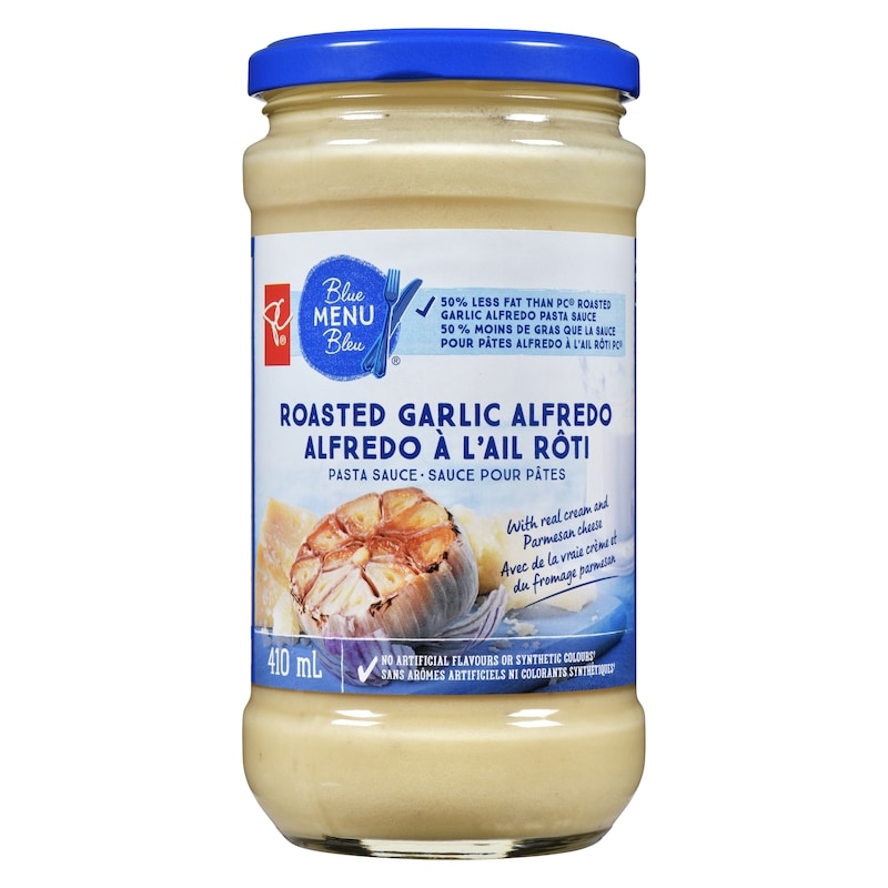 Blue Menu Roasted Garlic Alfredo Pasta Sauce