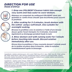 Polident Daily Care Denture Cleanser - 96 ea | No Frills Online