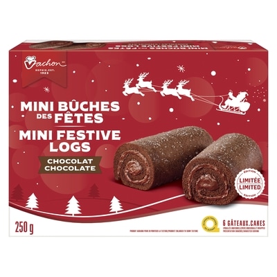 Saputo Mini bûche des fêtes, chocolat 250 g, 2,00 $/100g