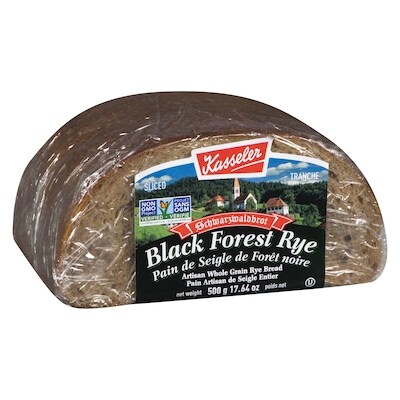 Kasseler Pain de seigle Forêt-Noire 500 g, 1,00 $/100g
