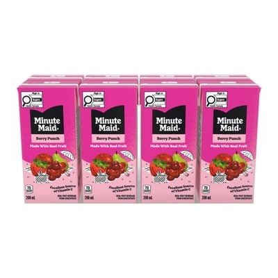 Minute Maid Berry Punch Cartons 10x200.0 ml, $0.18/100ml