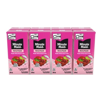 Minute Maid Berry Punch Cartons 10x200.0 ml, $0.24/100ml