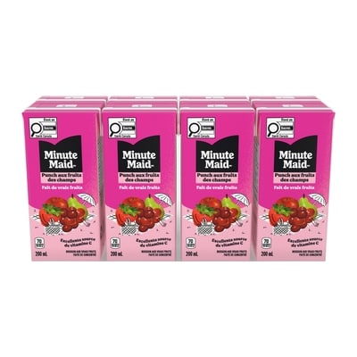 Minute Maid Punch aux baies 10x200.0 ml, 0,27 $/100ml