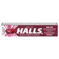 Halls No Sugar Added Black Cherry, Cough Drops, 9 Lozenges 9 ea, $0.22/1ea