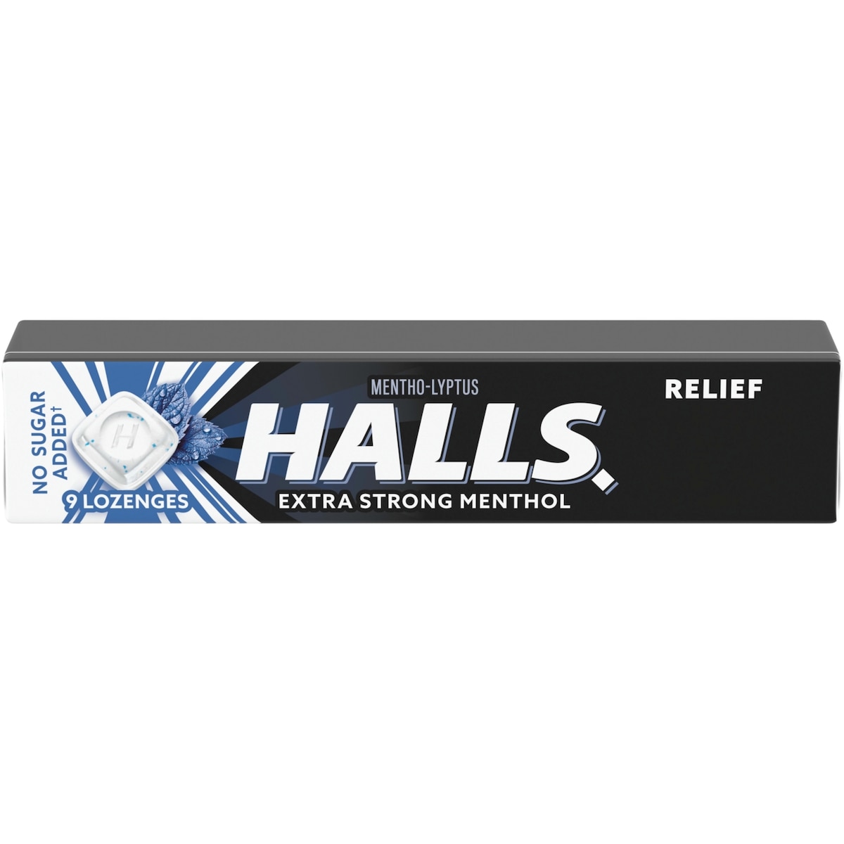 Halls No Sugar Added Extra Strong, Cough Drops, Throat Lozenges, Sore Throat Relief 9 ea, $0.21/1ea