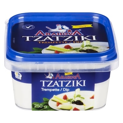 Arahova Tzatziki 250 g, $2.20/100g