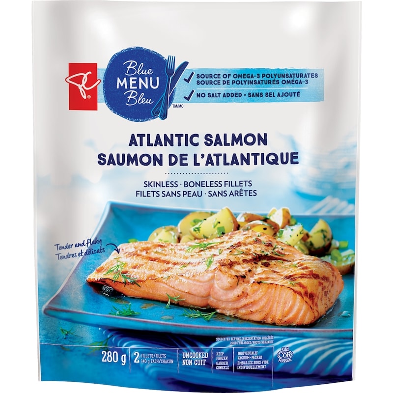 Blue Menu Atlantic Salmon Skinless Boneless Fillets