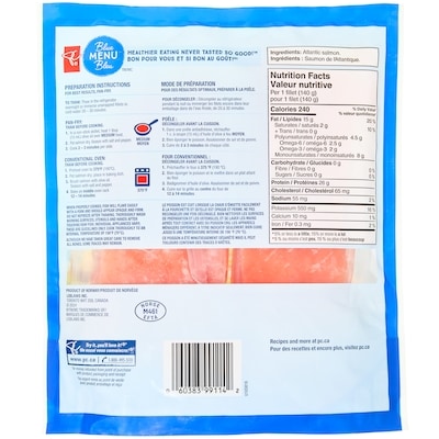 Blue Menu Atlantic Salmon Skinless Boneless Fillets