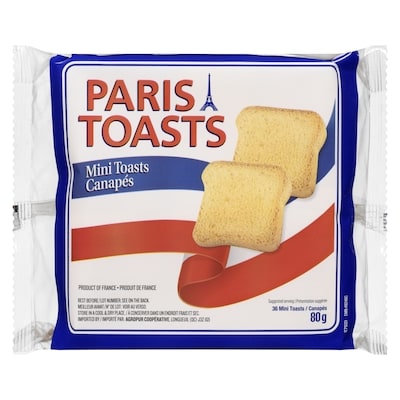 Paris Toasts Paris Toasts 80 g, $3.75/100g
