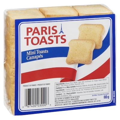 Craquelins Paris Toasts