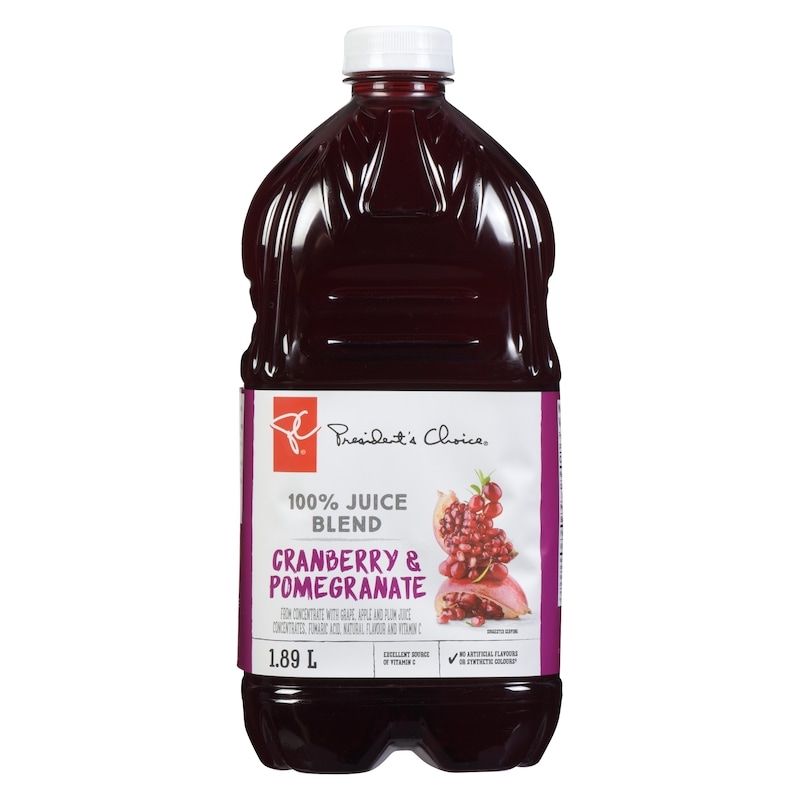 100% Cranberry & Pomegranate Juice Blend