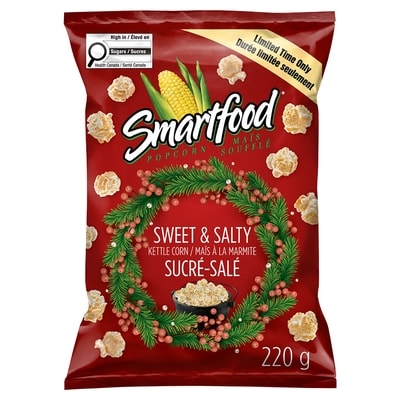 Smartfood Sweet & Salty Kettle Corn Seasoned Popcorn 220 g, $2.27/100g