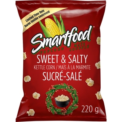 Smartfood Sweet & Salty Kettle Corn Seasoned Popcorn 220 g, $2.50/100g