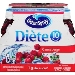 Ocean Spray Boisson diète à la canneberge 6x295.0 ml, 0,34 $/100ml