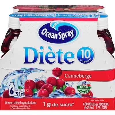 Ocean Spray Boisson diète à la canneberge 6x295.0 ml, 0,42 $/100ml