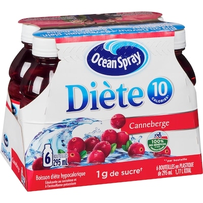 Boisson diète à la canneberge