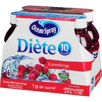 Boisson diète à la canneberge