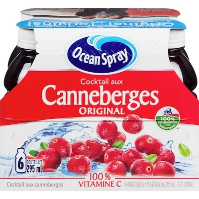 Ocean Spray Cocktail de canneberges 6x295.0 ml, 0,42 $/100ml