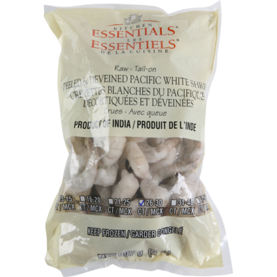 GFS White Shrimp, Peeled & Deveined  26-30 ct     910 g, $2.86/100g