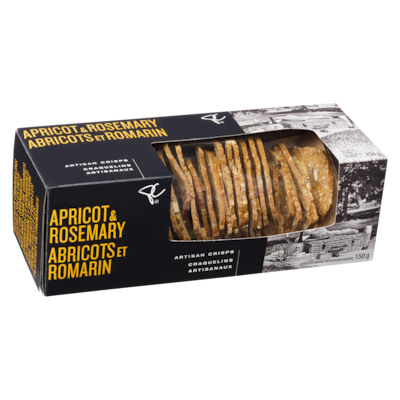 Apricot and Rosemary Artisan Crisps