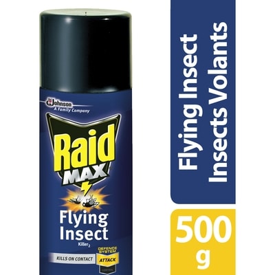 Raid Insecticide Max contre les insectes volants 500 g, 3,20 $/100g
