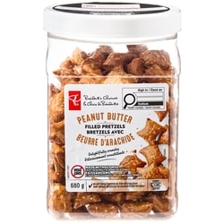 President's Choice Peanut Butter Filled Pretzels 680 g, $1.40/100g