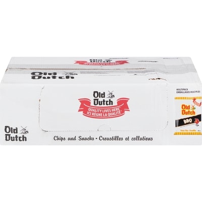 Old Dutch BBQ Potato Chips     40x40.0 g, $1.56/100g