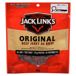 Jack Links Beef Jerky, Original 80 g, $8.74/100g