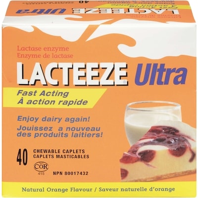 Lacteeze Ultra, Orange 40 ea, $0.56/1ea