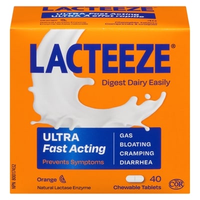 Lacteeze Ultra, Orange 40 ea, $0.59/1ea