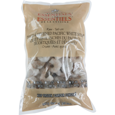 GFS White Shrimp, Peeled & Deveined 41-50 ct 910 g, $1.65/100g