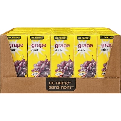 No Name Grape Drink Boxes 10x200.0 ml, $0.18/100ml