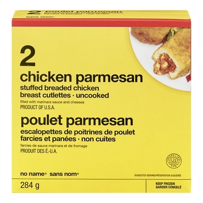 No Name Stuffed Breaded Chicken Parmesan (2 Pack) 284 g, $1.76/100g