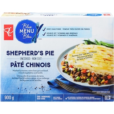 PC Blue Menu Shepherd's Pie 900 g, $2.00/100g