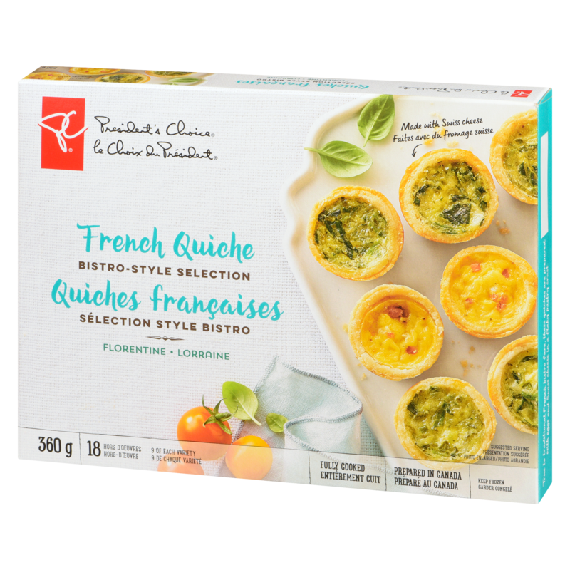 French Quiche Bistro-Style Selection
