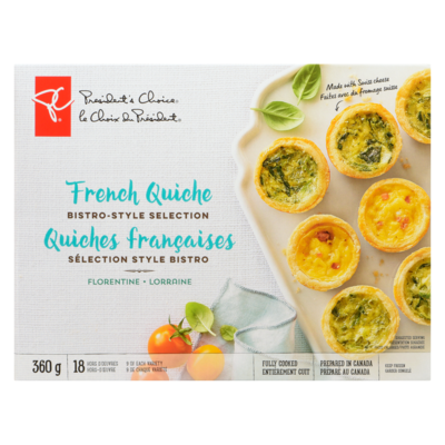French Quiche Bistro-Style Selection