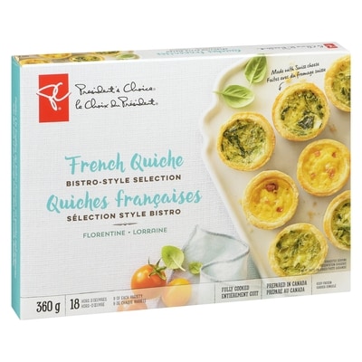 Quiches françaises – sélection style bistro