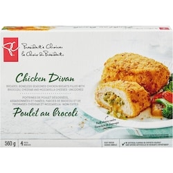 Chicken Divan Breaded Boneless Broccoli and Cheese Filled Chicken Breasts