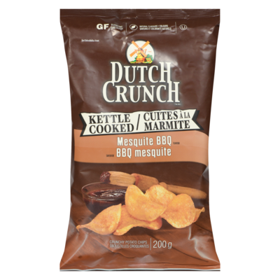 Old Dutch Croustilles cuites à la marmite à saveur barbecue Mesquite Dutch Crunch 200 g, 2,00 $/100g