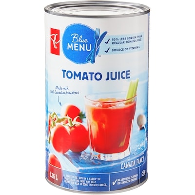 PC Menu Bleu Jus de tomates 1.36 l, 0,37 $/100ml