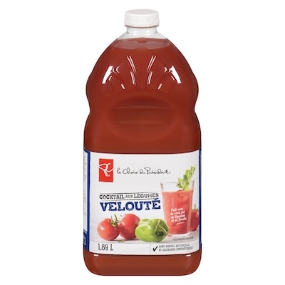 le Choix du Président Cocktail aux légumes velouté 1.89 l, 0,21 $/100ml