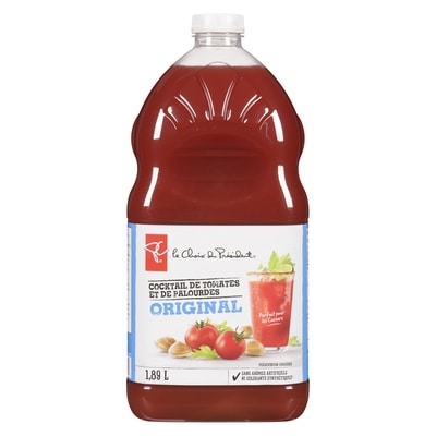 le Choix du Président Cocktail de tomates et de palourdes, original  1.89 l, 0,21 $/100ml