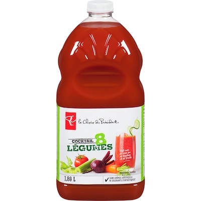 le Choix du Président Cocktail aux 8 légumes 1.89 l, 0,21 $/100ml