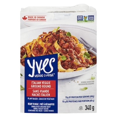 Yves Veggie Ground Round, Italian 340 g, $1.91/100g