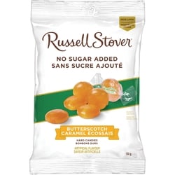 Russell Stover Bonbons durs au caramel écossais sans sucre ajouté  – Sachet 150 g, 2,99 $/100g