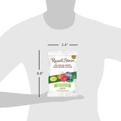 Russell Stover No Sugar Added Assorted Fruit Hard Candy Bag - 150