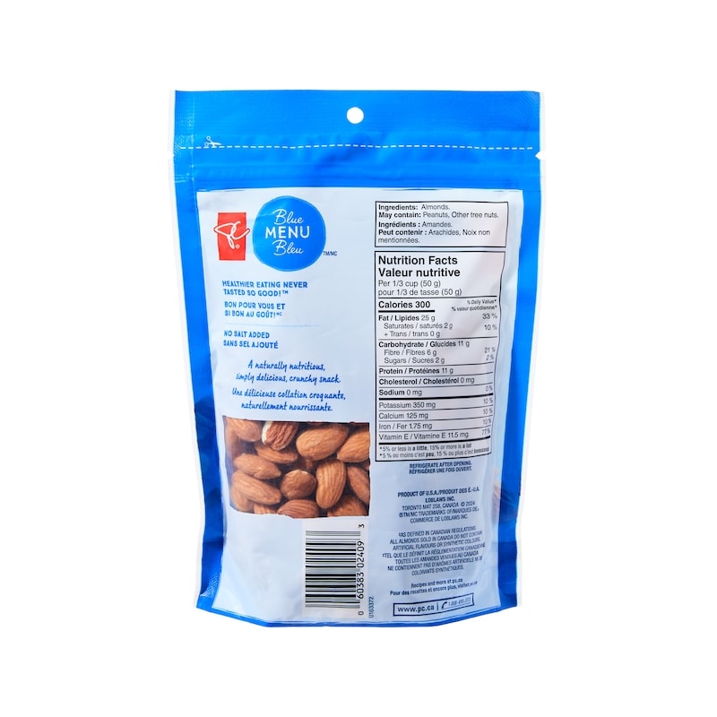 Unsalted Almonds 