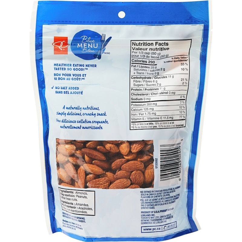 Unsalted Almonds 