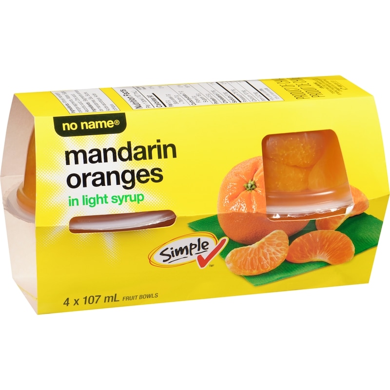 Mandarin Oranges in Light Syrup Fruit Bowls